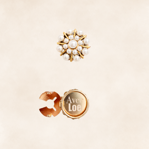 Button covers etoile de perle