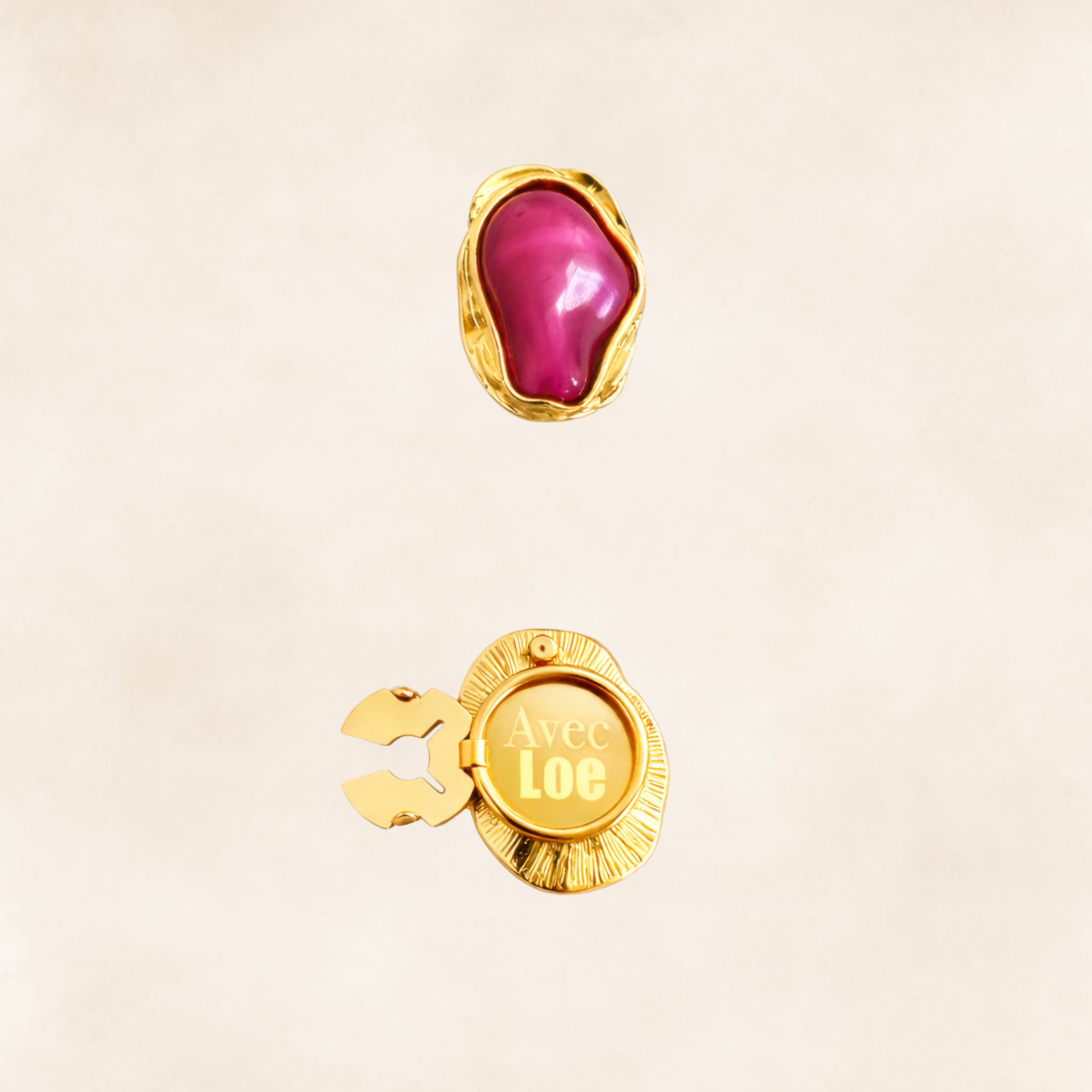 Button covers Rubis Rose